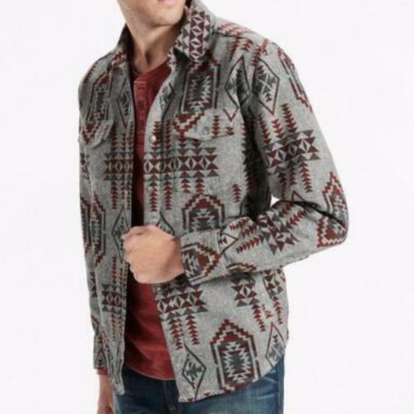 Lucky Brand Other - Lucky Brand Boulder Creek Shirt Jacket Southwest